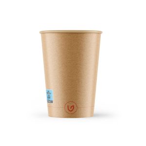 KAFFEBÆGER 25CL. 50 STK.  BRUN VANDBASERET COATING