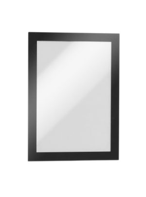 SKILT DURAFRAME® SELVKLÆBENDE A5 M/SORT RAMME 2STK/PS 487101