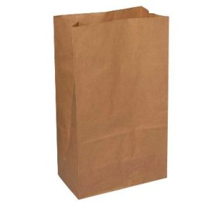 KLODSBUNDSPOSE BRUN 16 LTR.70G 250X150X430MM - PK./200 STK