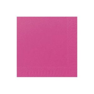 SERVIETTER DUNI 40X40CM 3 LAG FUCHSIA PK/125 STK. SERVIETTER DUNI 40X40CM 3 LAG FUCHSIA PK/125 STK.