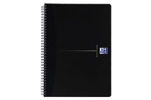 NOTESBOG A4 OXFORD SMART BLACK 90 G LIN. MED 90 ARK 100102931