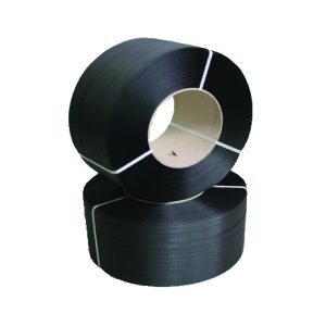 PALLEBÅND PP 12MM 2100MTR 0,63MM Ø280MM SORT STRAPPING