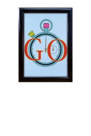 KLAPRAMME A3 SORT 25MM RAMME