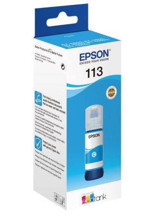 EPSON 113 ECOTANK BLÅ FLASKE