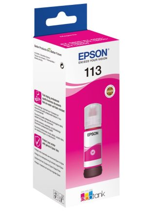 EPSON 113 ECOTANK RØD FLASKE
