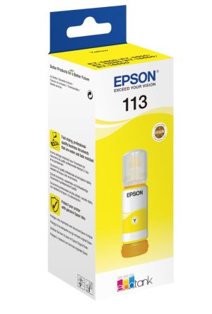 EPSON 113 ECOTANK GUL FLASKE