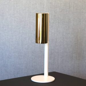 FROST HÅNDSPRIT BORDSTANDER POLERET GULD/HVID STANDER