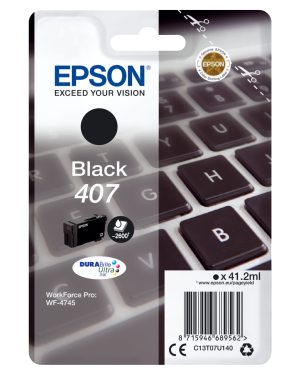 BLÆKPATRON EPSON 407 WF4745 SORT C13T07U140
