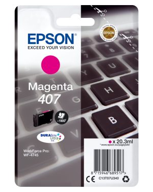 BLÆKPATRON EPSON 407 WF4745 RØD C13T07U340