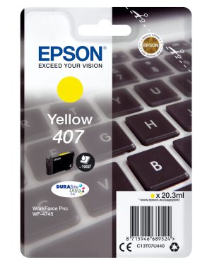 BLÆKPATRON EPSON 407 WF4745 GUL C13T07U440
