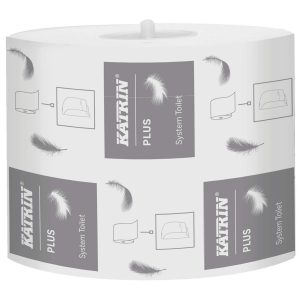 TOILETPAPIR KATRIN PLUS SYSTEM 2-LAG 85 MTR./36RL.