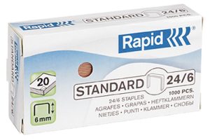 KLAMMER RAPID 24/6 KOBBER 1000 STK