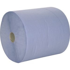 VÆRKSTEDSRULLE 36CM X 360MTR. 2 LAG BLÅ  PRISEN ER PR RL.