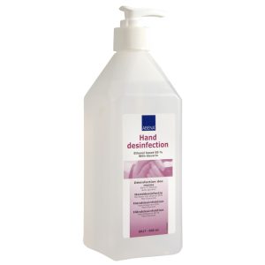 HÅNDSPRIT ABENA 600ML 85% FLYDENDE M/PUMPE