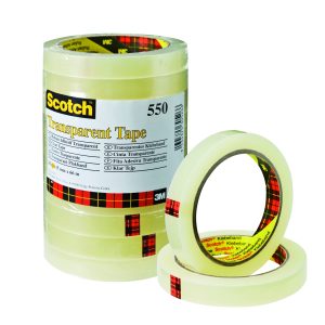 TAPE 550 3M 15 MM X 66 M TRANSPARENT