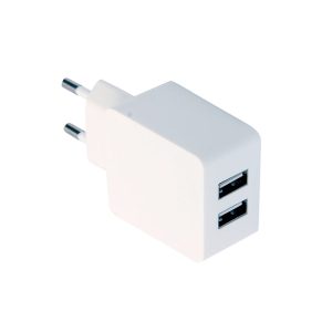 SINOX MOBIL OPLADER 2 UDTAG USB 1A + 2,4A