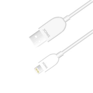 SINOX IPHONE/IPAD OPLADERKABEL APPLE GODKENDT 2 MTR. HVID