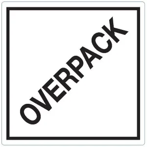 ETIKET OVERPACK 100X100MM RL/250