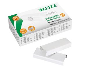 HÆFTEKLAMME LEITZ 24/6 HVID ÆSK/1000