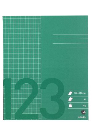 SKOLEHÆFTE 17X21CM 5X5MM KVAD. 100051995