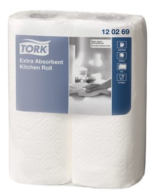 KØKKENRULLE TORK EKSTRA PLUS KL 2-LAGS  PK/24RL    120269