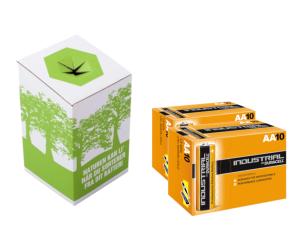DURACELL AA 20 STK + MILJØBOX