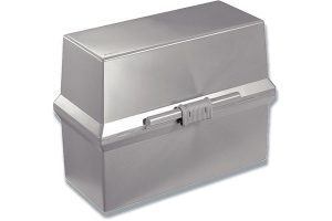 KARTOTEKSKASSE CARDO A6 1000 KORT LYS GRÅ