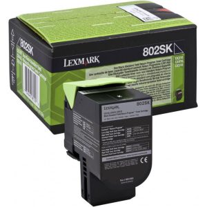 LASERTONER LEXMARK 802SK SORT 2.5K