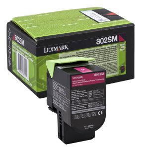 LASERTONER LEXMARK 802SM MAGENTA 2K