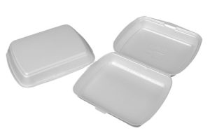SKUMBAKKE HVID 247X198X75MM 1- RUMS M/LÅG KRT.2X125 STK
