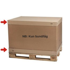 BØLGEPAP 1/2PL. BUND/LÅG 810X610X90 - DPA BIDRAG 0,71