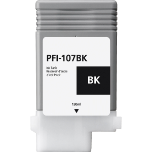 BLÆKPATRON CANON PFI-107 BK 130ML SORT
