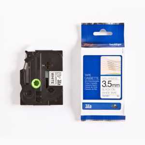 PRÆGETAPE BROTHER 3,5 MM SORT/HVID - IKKE LAMINERET