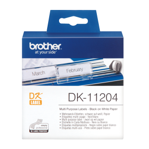 BROTHER ETIKET 17X54MM DK11204 RL/400 STK