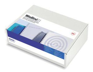 WIRESPIRALRYGGE 21 RINGE 6 MM SORT T/25 ARK