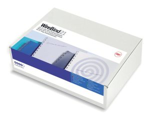 WIRESPIRALRYGGE 21 RINGE 10 MM SORT T/65 ARK