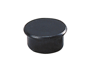 MAGNETER DAHLE SORT 13MM RUND 10STK/ÆSK