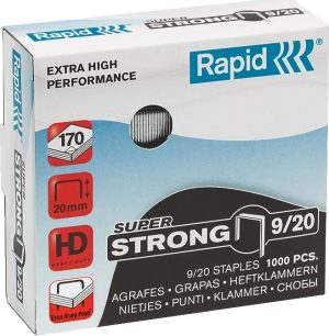 HÆFTEKLAMME RAPID 9/20 PK/1000STK.