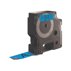 PRÆGETAPE DYMO D1 19 MM X 7 M SORT/ BLÅ