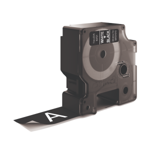 PRÆGETAPE DYMO D1 24 MM X 7 M HVID/SORT 53721