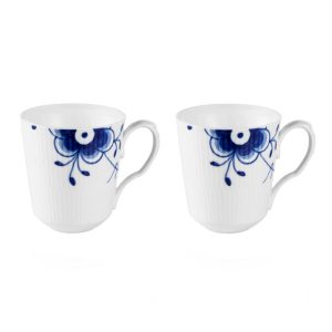 ROYAL COPENHAGEN BLÅ KRUS MEGA RIFLET 2 STK. 37 cl