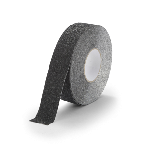 Skridsikker tape duraline® grip+ formfit 50 mm50mm bred skridsikker tape der tilpasser sig ujævne overflader. Bruges indendørs og på udendørs arealer under halvtag og udhæng. Grov, 36 grit kornstørrelse.