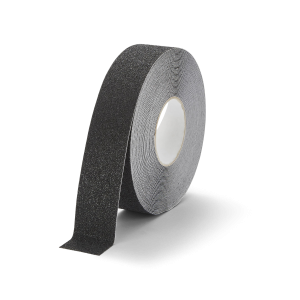 Skridsikker tape duraline® grip+ 50 mm50mm bred skridsikker tape til brug indendørs og på udendørs arealer under halvtag og udhæng. Grov, 36 grit kornstørrelse.
