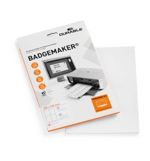 Indstiksark badgemaker® a6Mikroperforerede indstiksark til navneskilte i format A6.