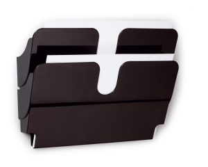 BROCHUREHOLDER FLEXIPLUS A4 2 X TVÆRFORMAT SORT BROCHUREHOLDER FLEXIPLUS A4 2 X TVÆRFORMAT SORT