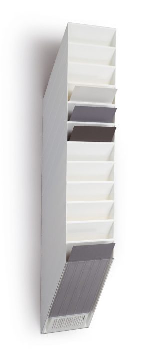 Flexiboxx 12 a4 højBrochure og blanketholder for brochurer i A4 højformat til vægmontering. Sæt med 12 bakker. Flexiboxx 12 a4 højBrochure og blanketholder for brochurer i A4 højformat til vægmontering. Sæt med 12 bakker.