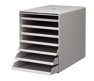 SKUFFEKABINET C4 7 SKUFFER GRÅ M/FRONTPLADE DURABLE SKUFFEKABINET C4 7 SKUFFER GRÅ M/FRONTPLADE DURABLE