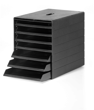 SKUFFEKABINET A4 DURABLE 7 SKF UDTRÆK. FRONT - BLUE ANGEL