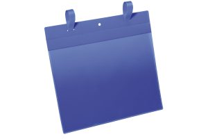 Lagerlomme m strop a4 tværLagerlomme med pileformede stropper. Ideel til permanent brug.1  pk m/50 lommer