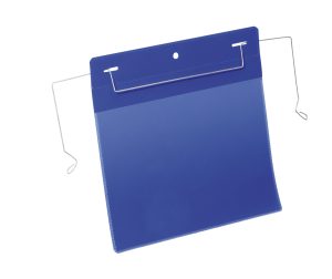 Lagerlomme m wirebeslag  a5 tværLagerlomme med galvaniseret, bøjelig wirebeslag til nem og sikker fiksering.1  pk m/50 lommer